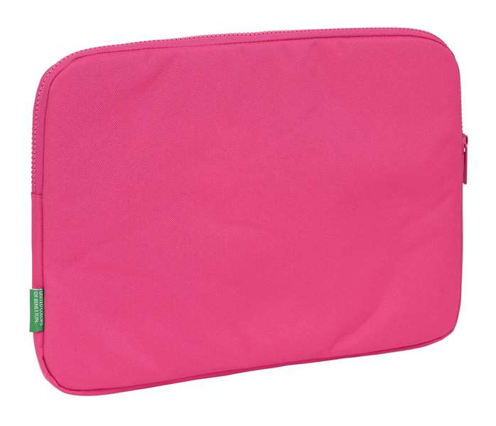 Funda para Portátil Benetton Raspberry Fucsia (34 x 25 x 2 cm)