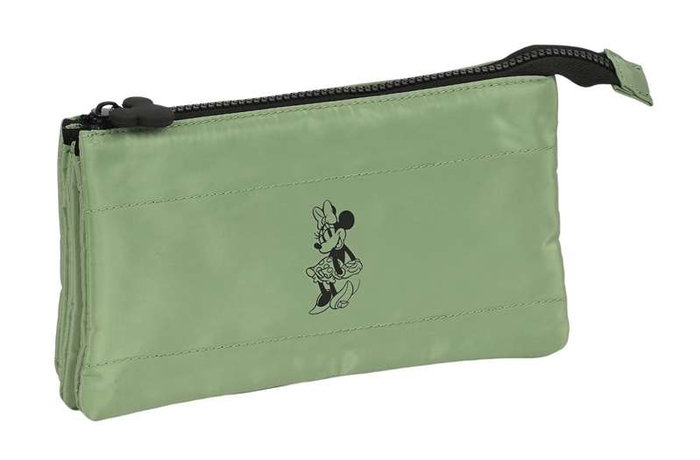 Portatodo Triple Minnie Mouse Mint shadow Verde militar (22 x 12 x 3 cm) Portatodo Triple Minnie Mouse Mint shadow Verde militar (22 x 12 x 3 cm)