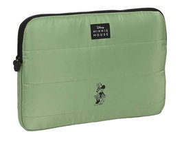Funda para Portátil Minnie Mouse Mint shadow Verde militar 34 x 25 x 2 cm