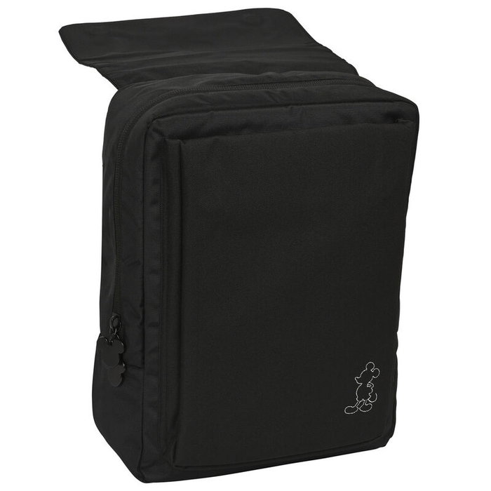 SAFTA Mochila Mickey Disney 39cm con Puerto USB y Compartimento para Portátil 13.3"