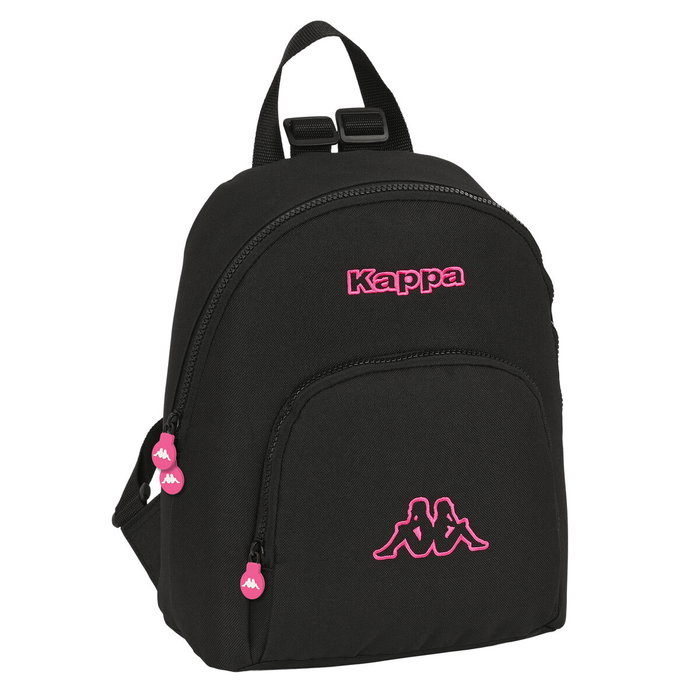 Mochila Casual Kappa Black and pink Negro 13 L Mochila Casual Kappa Black and pink Negro 13 L