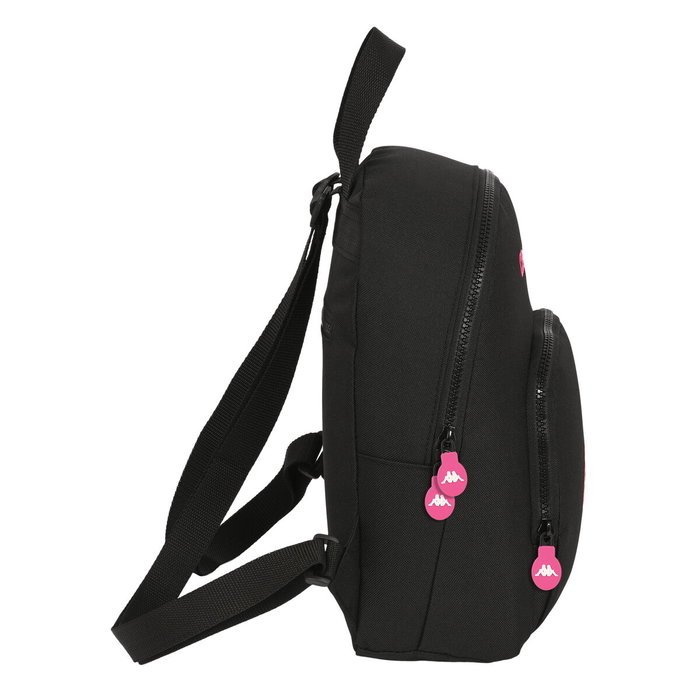 Mochila Casual Kappa Black and pink Negro 13 L Mochila Casual Kappa Black and pink Negro 13 L