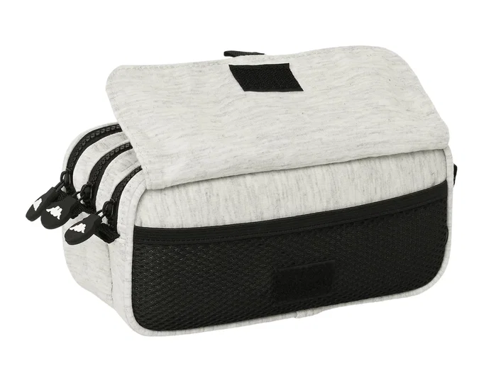 Safta Portatodo Triple Big Kappa Grey Knit Gris