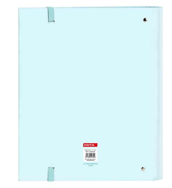 Safta Carpeta 4 Anillas 35mm con Recambio Celeste 27x32x3,5 cm Cardboard Safta Carpeta 4 Anillas 35mm con Recambio Celeste 27x32x3,5 cm Cardboard