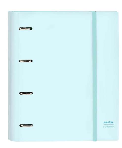 Safta Carpeta 4 Anillas 35mm con Recambio Celeste 27x32x3,5 cm Cardboard Safta Carpeta 4 Anillas 35mm con Recambio Celeste 27x32x3,5 cm Cardboard