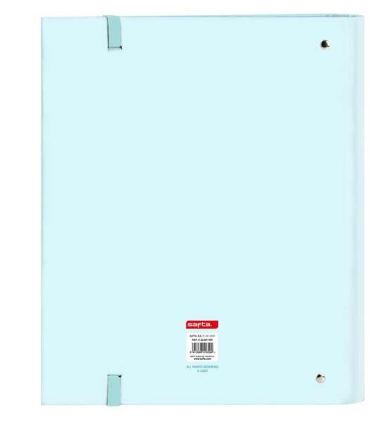 Safta Carpeta 4 Anillas 35mm con Recambio Celeste 27x32x3,5 cm Cardboard Safta Carpeta 4 Anillas 35mm con Recambio Celeste 27x32x3,5 cm Cardboard