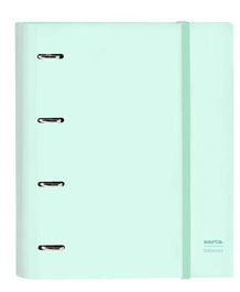 Safta Carpeta 4 Anillas 35mm con Recambio Menta 27x32x3,5 cm