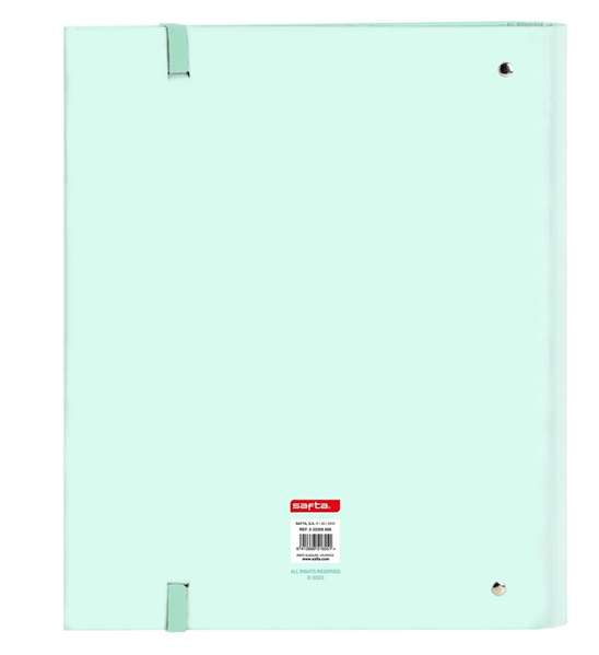 Safta Carpeta 4 Anillas 35mm con Recambio Menta 27x32x3,5 cm Safta Carpeta 4 Anillas 35mm con Recambio Menta 27x32x3,5 cm