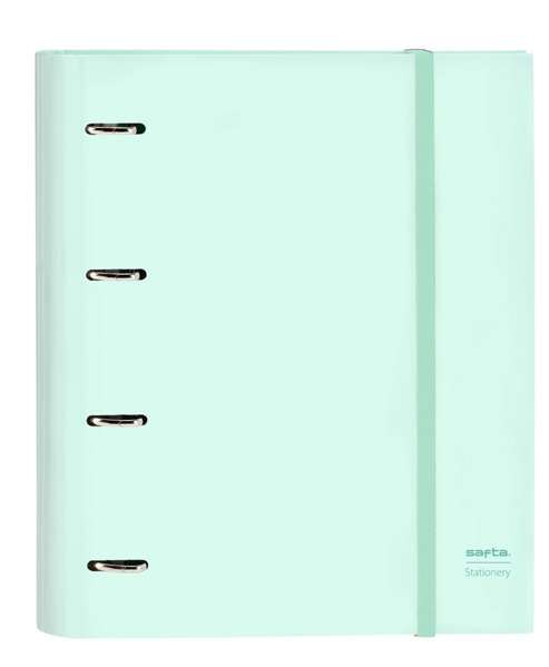 Safta Carpeta 4 Anillas 35mm con Recambio Menta 27x32x3,5 cm Safta Carpeta 4 Anillas 35mm con Recambio Menta 27x32x3,5 cm