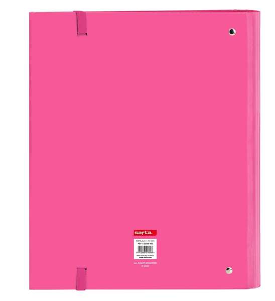 Safta Carpeta 4 Anillas con Recambio Fresa 27x32x3.5 cm Safta Carpeta 4 Anillas con Recambio Fresa 27x32x3.5 cm