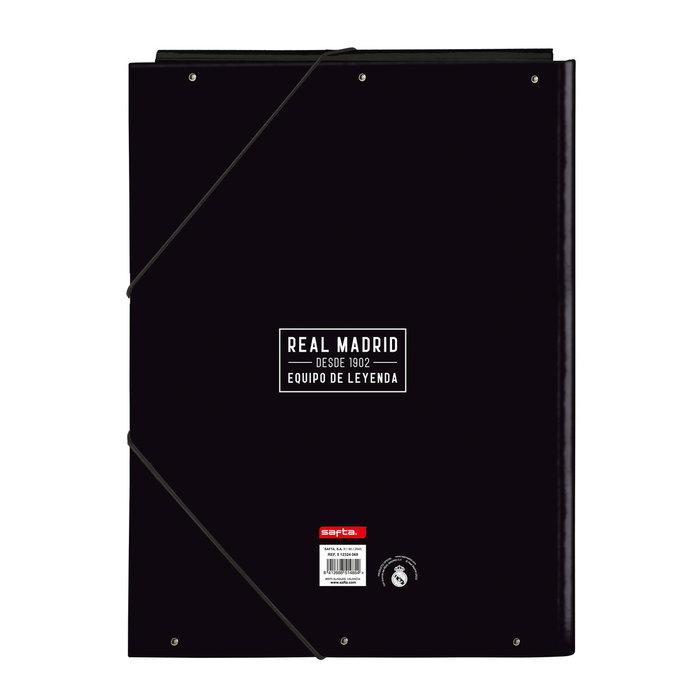 Safta Carpeta Con Gomas Folio 3 Solapas Real Madrid Corporativa