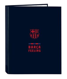 Safta Carpeta Folio 4 Ani.Mixtas F.C.Barcelona Corporativa 26,5x33x4 Azul Marino