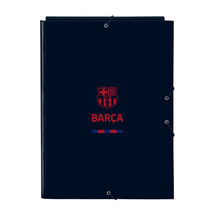 Safta Carpeta Folio F.C.Barcelona Corporativa 3 Solapas Azul Marina