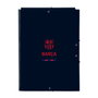 Safta Carpeta Folio F.C.Barcelona Corporativa 3 Solapas Azul Marina