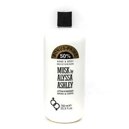 Alyssa Ashley Loción Corporal Musk 750 ml Hidratante para Hombre y Mujer Fragancia Floral Amaderada Almizcle
