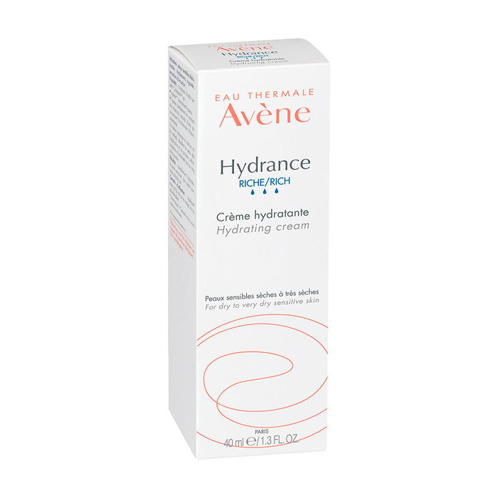 Avène HYDRANCE Crema Hidratante Rica para Pieles Secas/Sensibles - Tratamiento Facial Intensivo 40 ml
