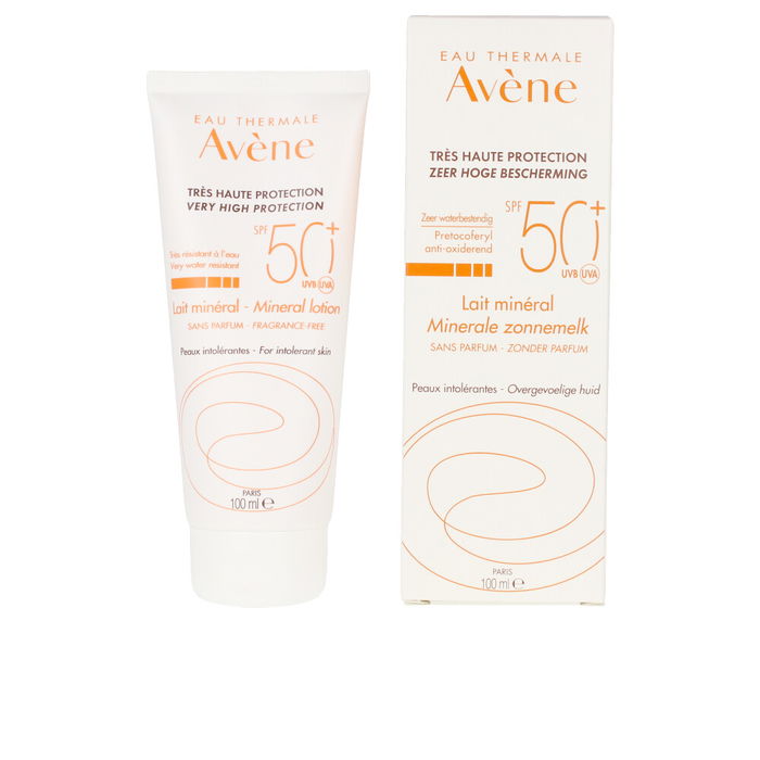 Avène Leche Mineral SPF50+ Alta Protección Solar Corporal y Facial 100 ml