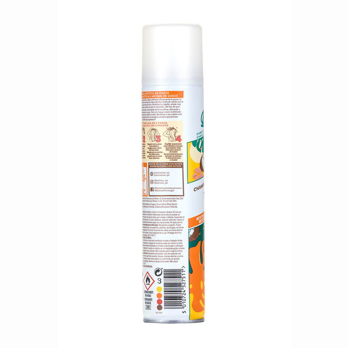 Batiste Champú Seco Tropical Coconut & Exotic 200 ml Batiste Champú Seco Tropical Coconut & Exotic 200 ml
