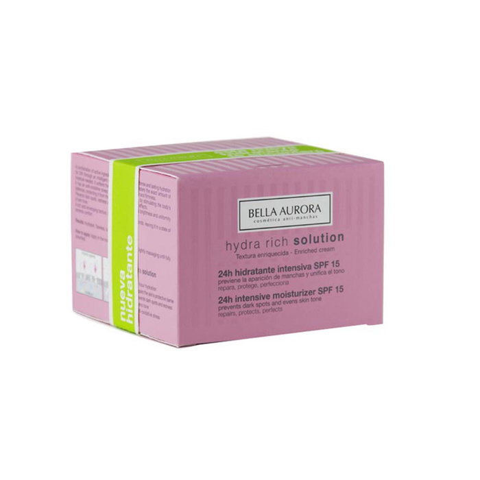 Bella Aurora HYDRA RICH Crema Hidratante Intensiva Antimanchas SPF15 50 ml Bella Aurora HYDRA RICH Crema Hidratante Intensiva Antimanchas SPF15 50 ml