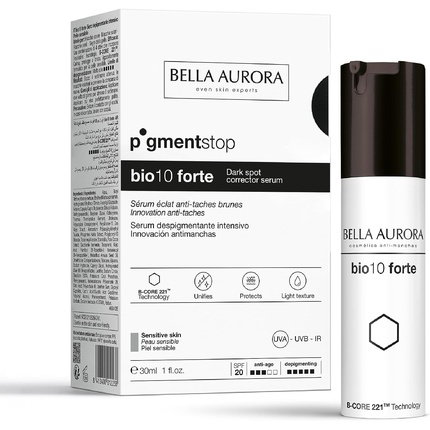 Bella Aurora BIO10 FORTE Despigmentante Intensivo Piel Sensible SPF20 30ml Bella Aurora BIO10 FORTE Despigmentante Intensivo Piel Sensible SPF20 30ml