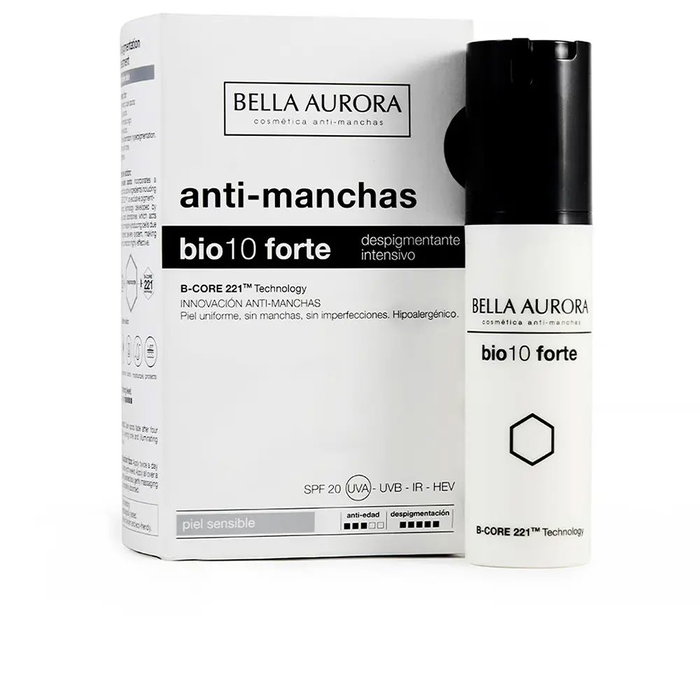 Bella Aurora Bio 10 Forte Crema Despigmentante Intensiva SPF20 Piel Sensible 30ml