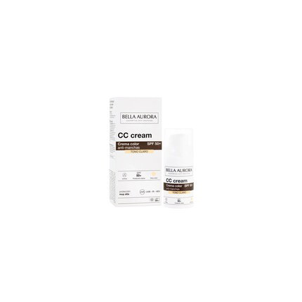 Bella Aurora CC CREAM anti-manchas SPF50+ tono claro