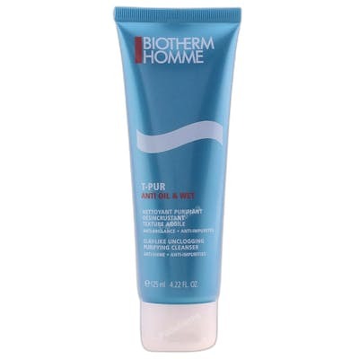 Biotherm Homme T-Pur Limpiador Facial Purificante para Piel Grasa 125 ml