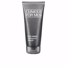 Clinique MEN Face Wash Gel 200 ml - Limpiador Facial Pre-Shave para Hombre, Piel Mixta a Seca, Hipoalergénico