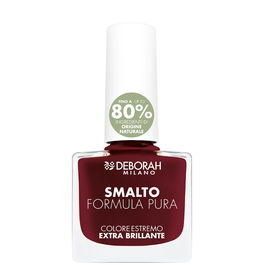 Deborah Laca Uñas Formula Pura Burdeos Nº14 Larga Duración 80% Ingredientes Naturales Secado Rápido Color Cubriente Brillo Excepcional