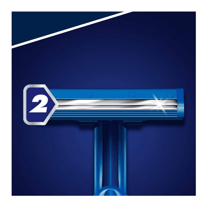 Gillette Blue II Maquinilla de Afeitar Desechable 5+1 Unidades