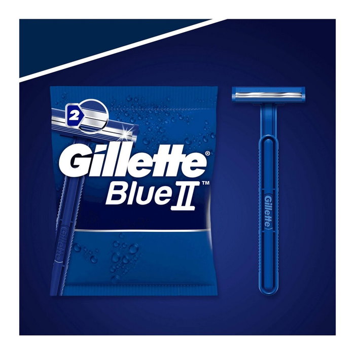 Gillette Blue II Maquinilla de Afeitar Desechable 5+1 Unidades
