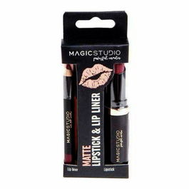 Idc Magic Studio Lipstick & Lipliner Set Delineador De Labios Y Labial