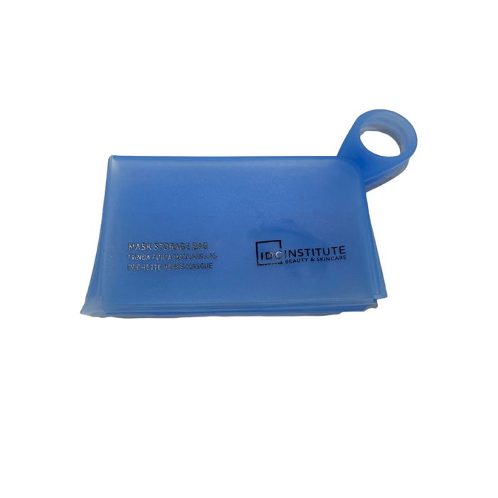 Idc Estuche Portamascarillas de Silicona para Guardar Mascarillas Limpias y Seguras