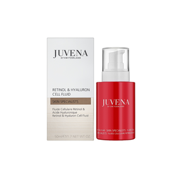 Juvena SPECIALISTS Retinol & Hyaluron Cell Fluid - Tratamiento Facial Hidratante Antiarrugas Antiedad - Emulsión Fluida con Retinol y Ácido Hialurónico - 50 ml