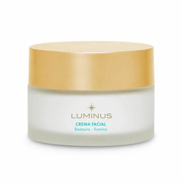 Luminus Crema Facial Restauradora 50 mL con Filtros Solares: Regenera, Ilumina y Retrasa el Envejecimiento Prematuro