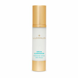 Luminus Serum Revitalizante 50 mL. Renueva vitalidad, reafirma, recupera densidad, reduce arrugas. Con activos naturales y tecnológicos.