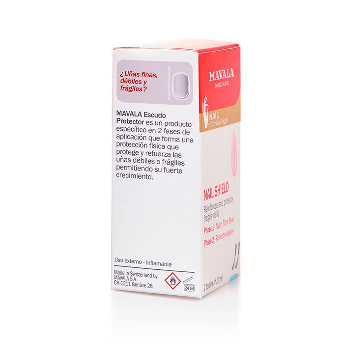Mavala Escudo Protector Nail Camouflage Uñas 2 unidades