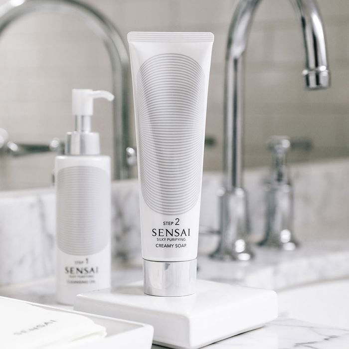 Sensai SILKY PURIFYING creamy soap Limpiador Facial Cremoso 125 ml de Kanebo Sensai SILKY PURIFYING creamy soap Limpiador Facial Cremoso 125 ml de Kanebo