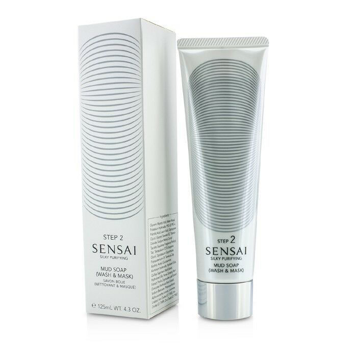 Sensai SILKY PURIFYING Mud Soap Wash & Mask 125 ml