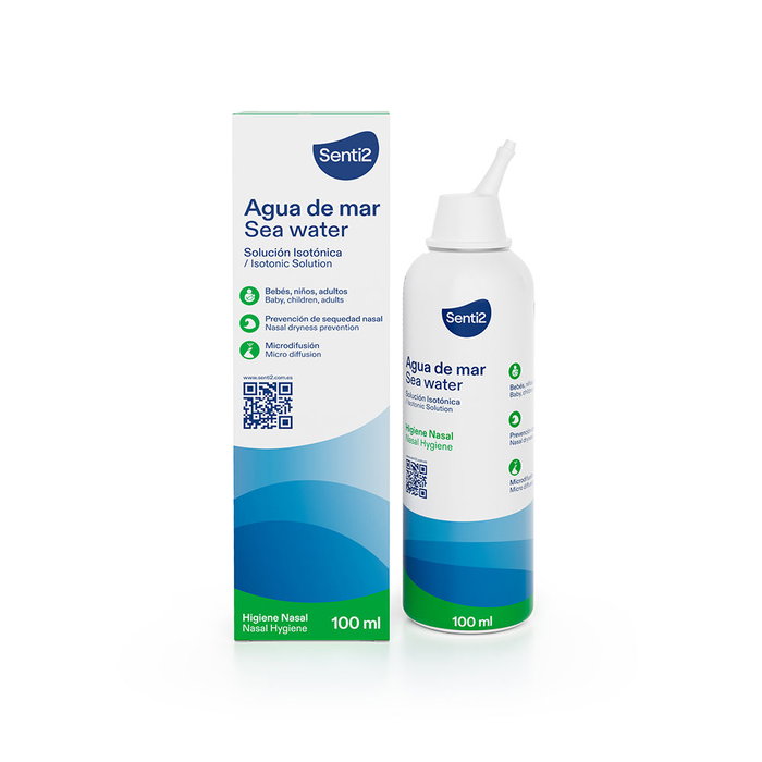 Senti2 Spray Nasal Agua de Mar Isotónica 100 ml Senti2 Spray Nasal Agua de Mar Isotónica 100 ml