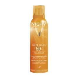 Vichy Bruma Invisible Protectora Solar SPF50 con Alta Protección, Formato 100 mL para Rostro y Cuerpo
