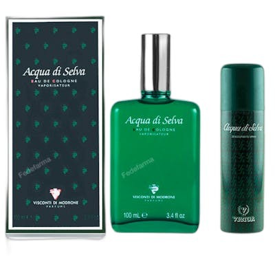 VISCONTI DI MODRONE Acqua di Selva Eau de Toilette 100ml y Desodorante 200ml VISCONTI DI MODRONE Acqua di Selva Eau de Toilette 100ml y Desodorante 200ml