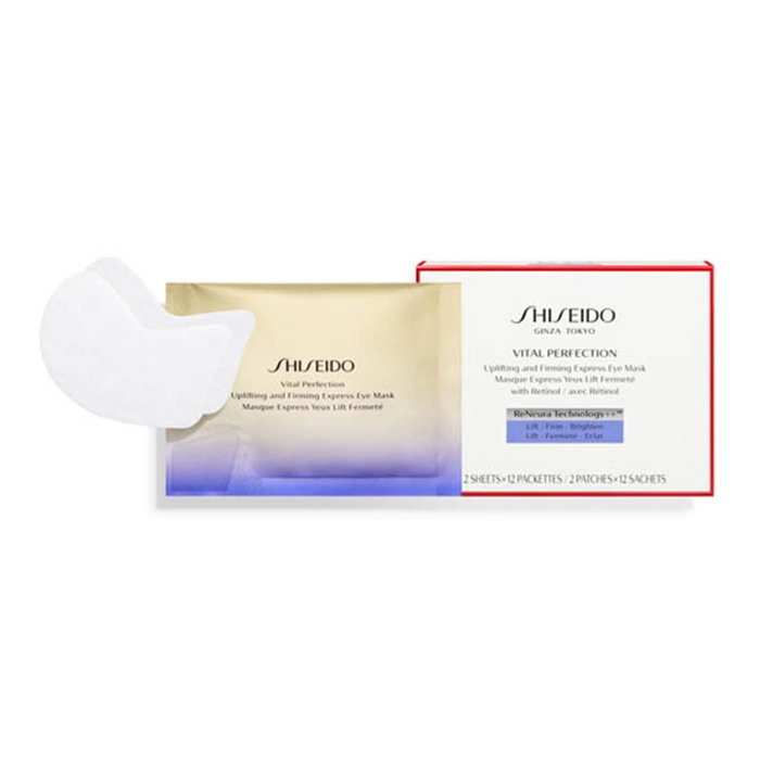 Shiseido Vital Perfection Uplifting & Firming Express Eye Mask 12 x 2 Sheets