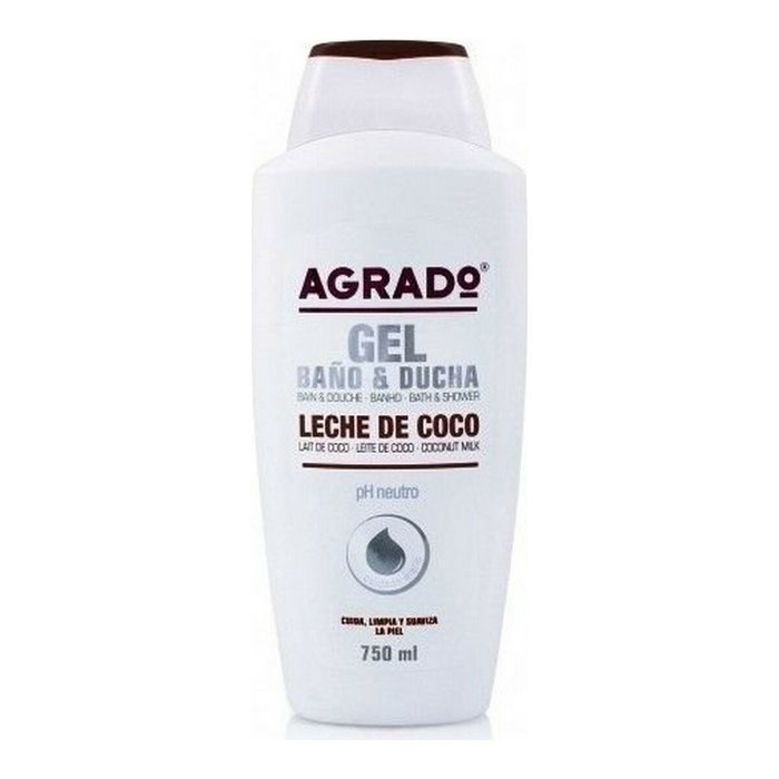 Agrado Gel de Baño y Ducha Leche Coco 750 ml Agrado Gel de Baño y Ducha Leche Coco 750 ml