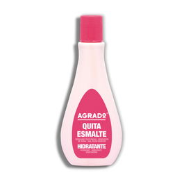 Agrado Quitaesmalte Hidratante con Acetona 200 mL para Eliminar Esmalte de Uñas Rápida y Efectivamente Cuidando Cutículas