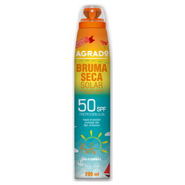 Agrado Bruma Seca Solar Infantil SPF50 200 mL Protección Alta para Niños Resistente al Agua