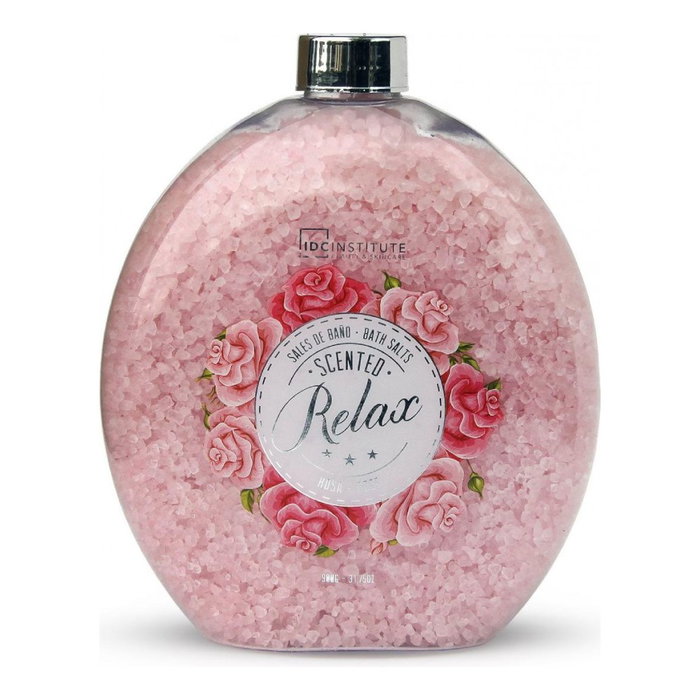 IDC INSTITUTE Sales de Baño Scented Relax Rosas 900 g
