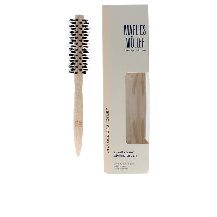 Marlies Möller - Cepillo Moldeador Redondo Small Round para el Pelo, con Cerdas de Nailon y Pelo Natural, 1 unidad