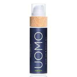 Cocosolis Uomo Suntan & Body Oil 110 mL - Aceite Orgánico para Bronceado con Fragancia Black Coconut