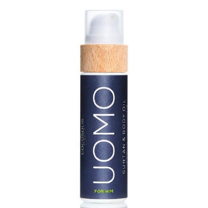 Cocosolis Uomo Suntan & Body Oil 110 mL - Aceite Orgánico para Bronceado con Fragancia Black Coconut Cocosolis Uomo Suntan & Body Oil 110 mL - Aceite Orgánico para Bronceado con Fragancia Black Coconut